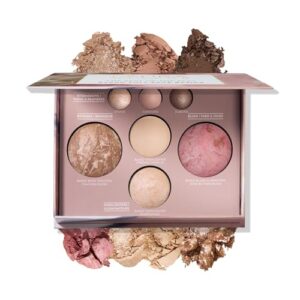 LAURA GELLER NEW YORK Best of the Best Baked Palette – 7-in-1 Full Face Palette – Bronzer, Blush, 2 Highlighters & 3 Eyeshadows – Crease-Proof, Handmade in Italy – Travel-Friendly : Beauty & Personal Care