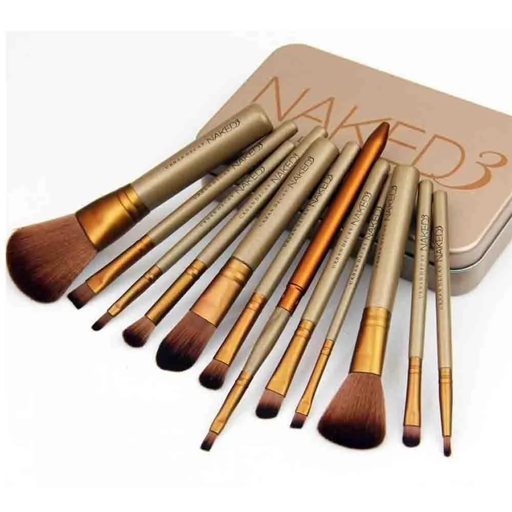 Naked 3 Makeup Brushes Set 12 Pcs Naked 3 Makeup Brushes Set 12 Pcs