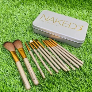 Naked 3 Makeup Brushes Set 12 Pcs