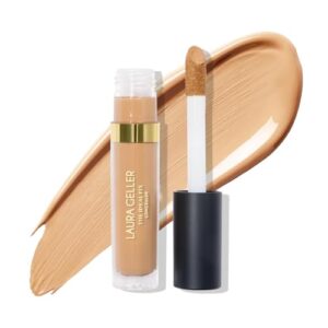 LAURA GELLER NEW YORK Ideal Fix Under Eye Concealer for Mature Skin – 04 Medium - Full Coverage, Anti-Aging, Color Correcting – Covers Dark Circles & Blemishes – Hydrating, Crease-Free, Long-Lasting : Beauty & Personal Care